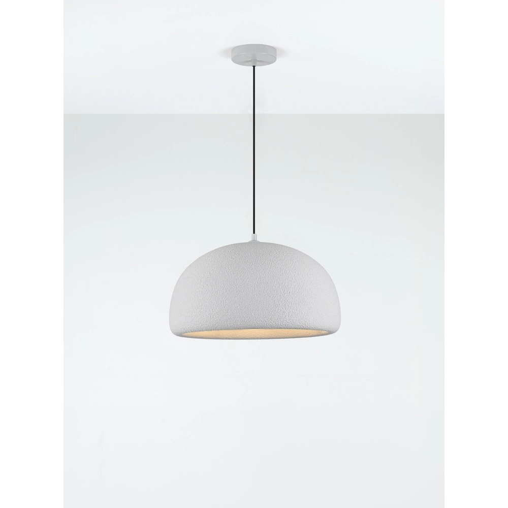 Modern pendant lamp Davo grey Ø 43cm Lyora 5212017495662