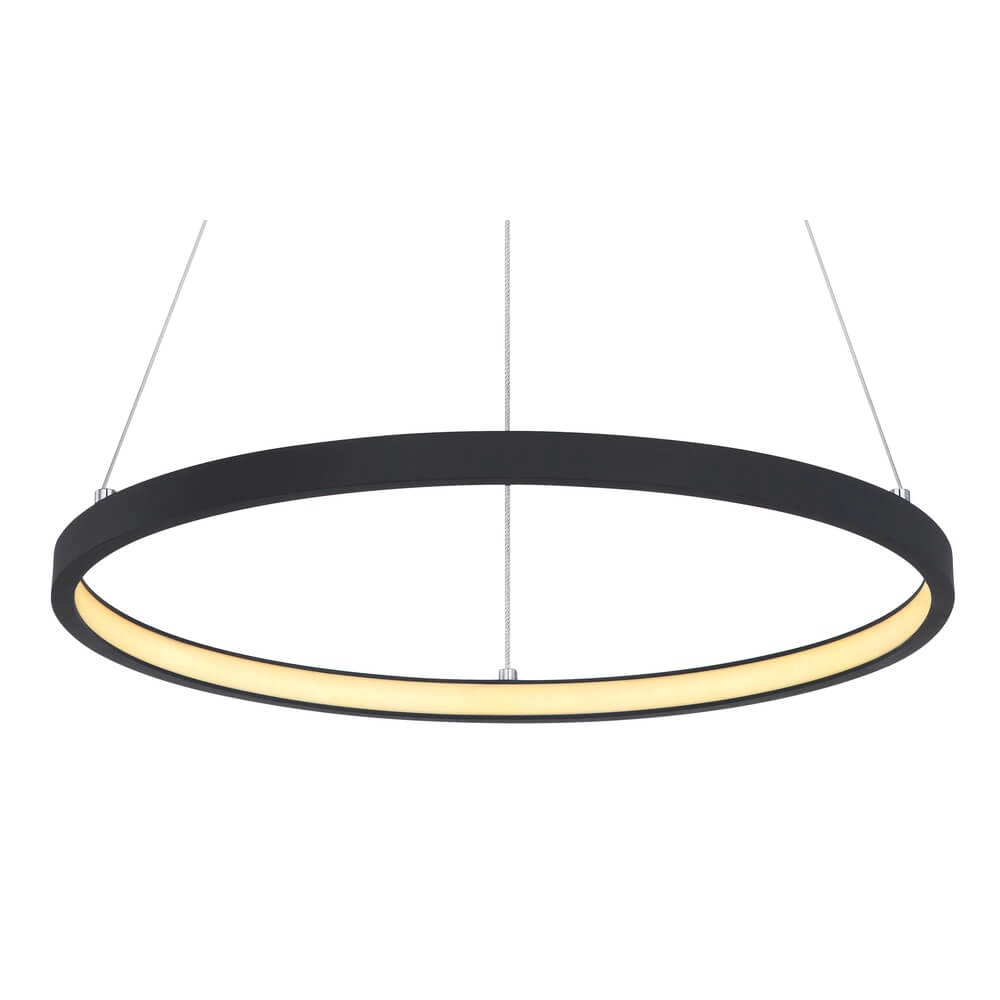 Sleek pendant lamp Ralph round Ø 38.2cm Globo 9007371404971