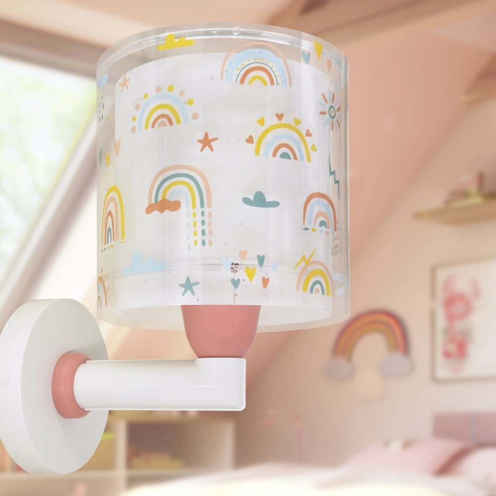 Wall lamp Rainbow pink for children's room Dalber 8420406411996