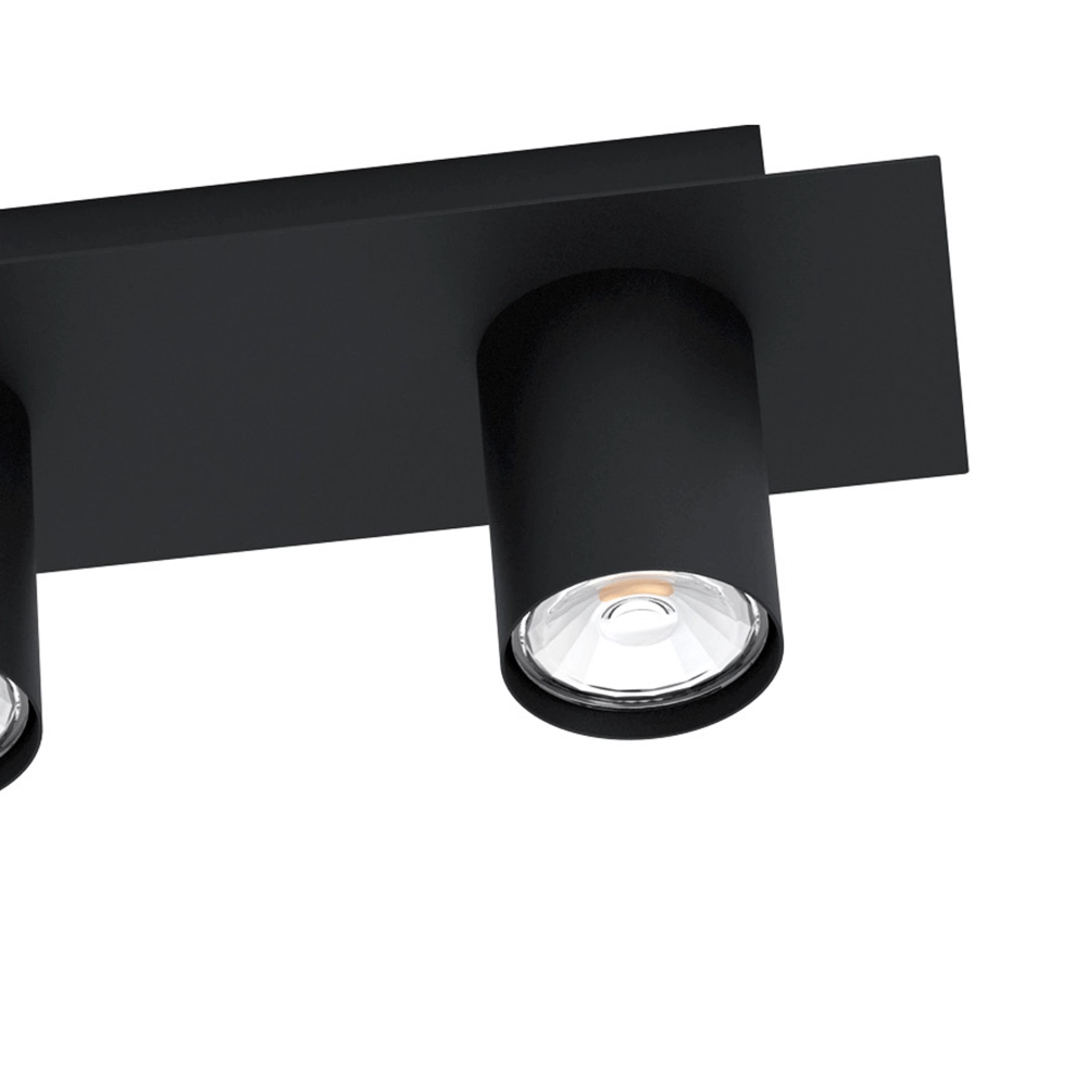 Surface-mounted spotlight Valcasotto black Eglo 9002759995157