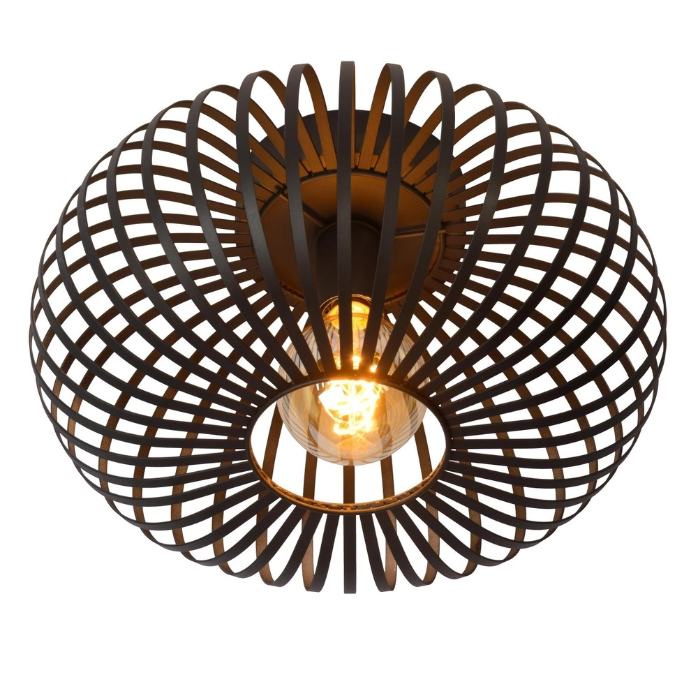 Ceiling lamp Manuela Ø 39.5cm black Lucide 5411212782342