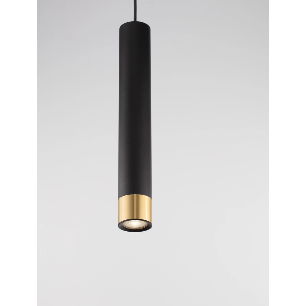Design pendant lamp Picto 40cm black with gold Lyora 5212017430380