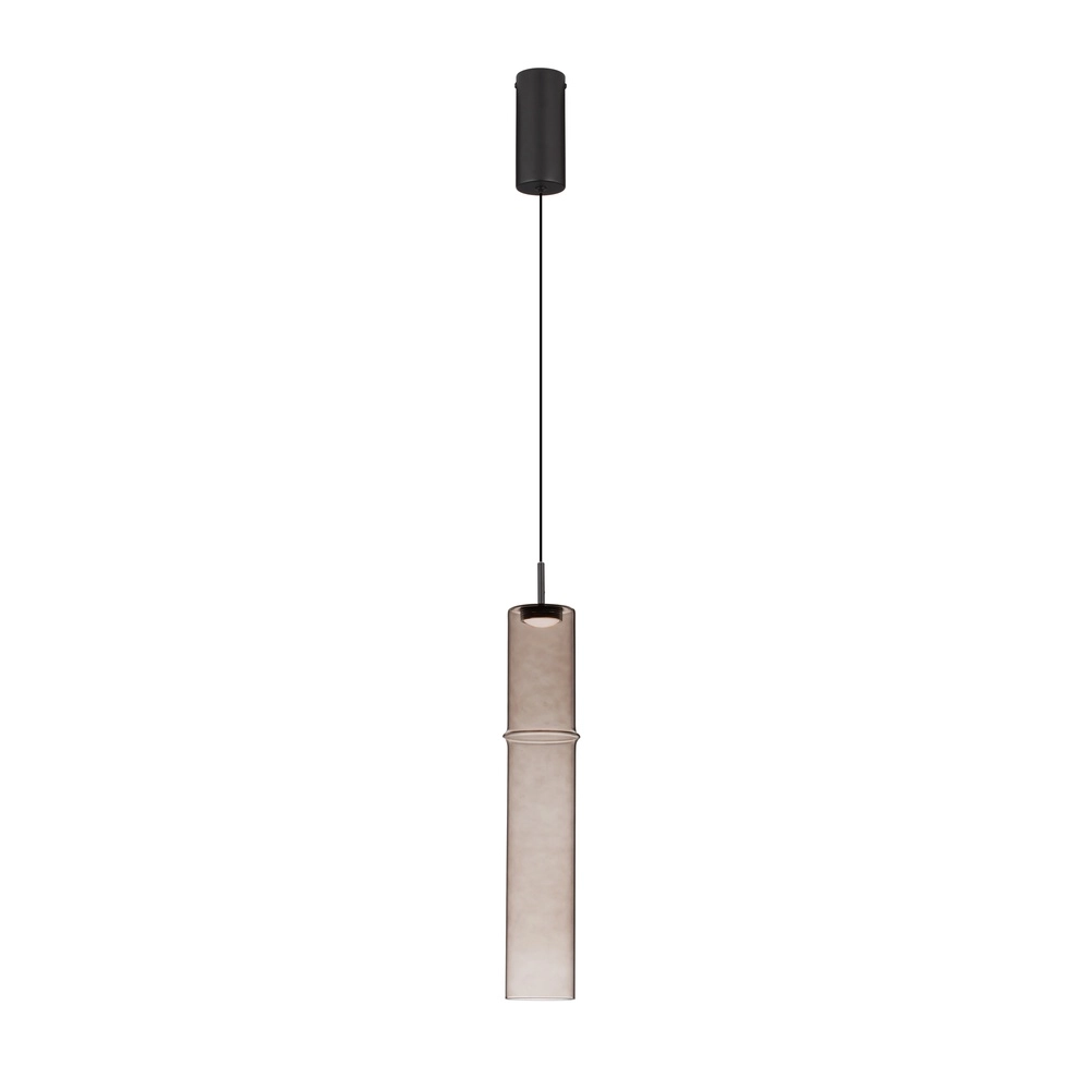 Unique pendant lamp Sano 1-light smoke glass Lyora 5212017474018