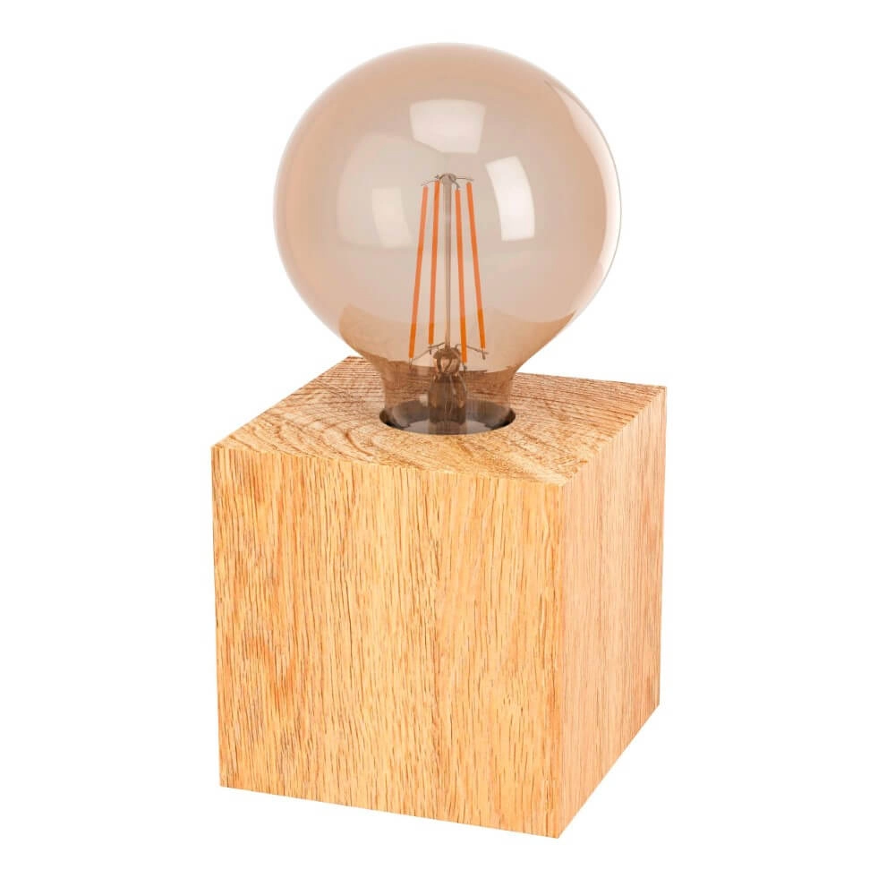 Table lamp Prestwick 2 Light wood