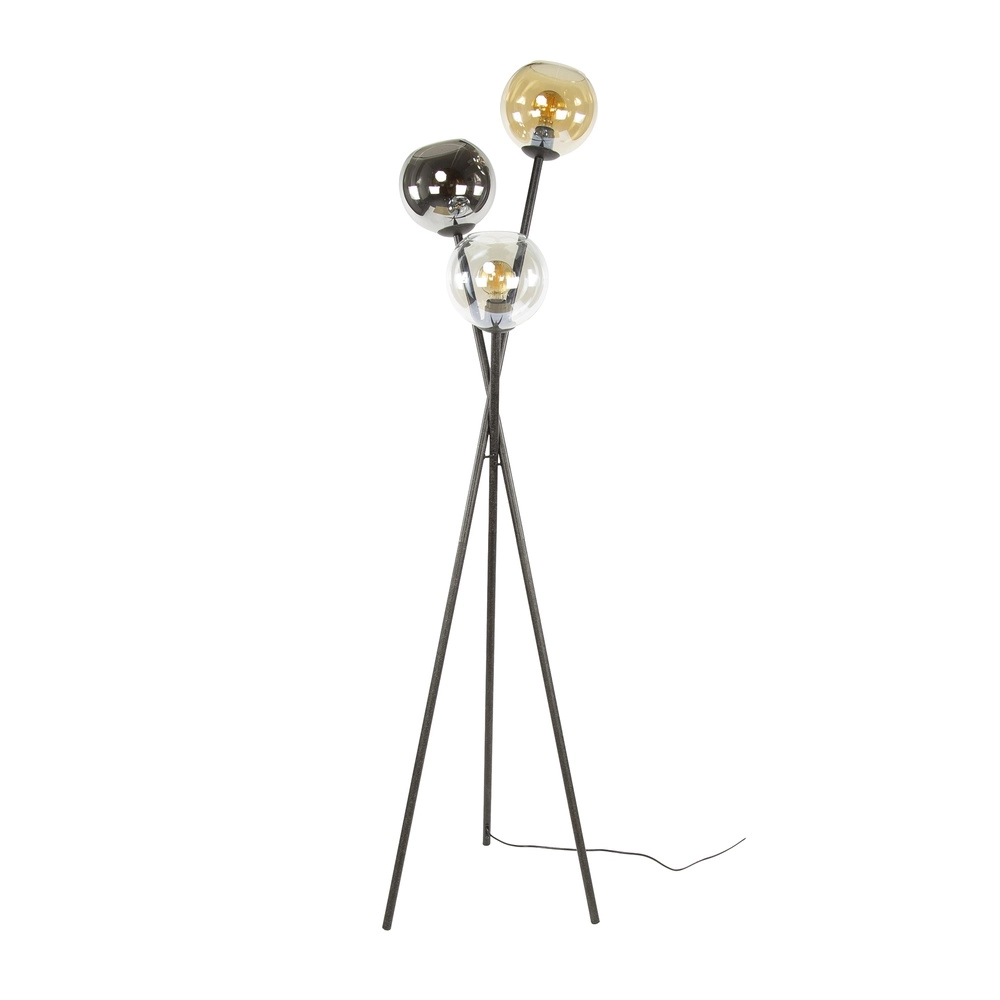 Tripod floor lamp Multi 3x glass Lyora 8716803512269