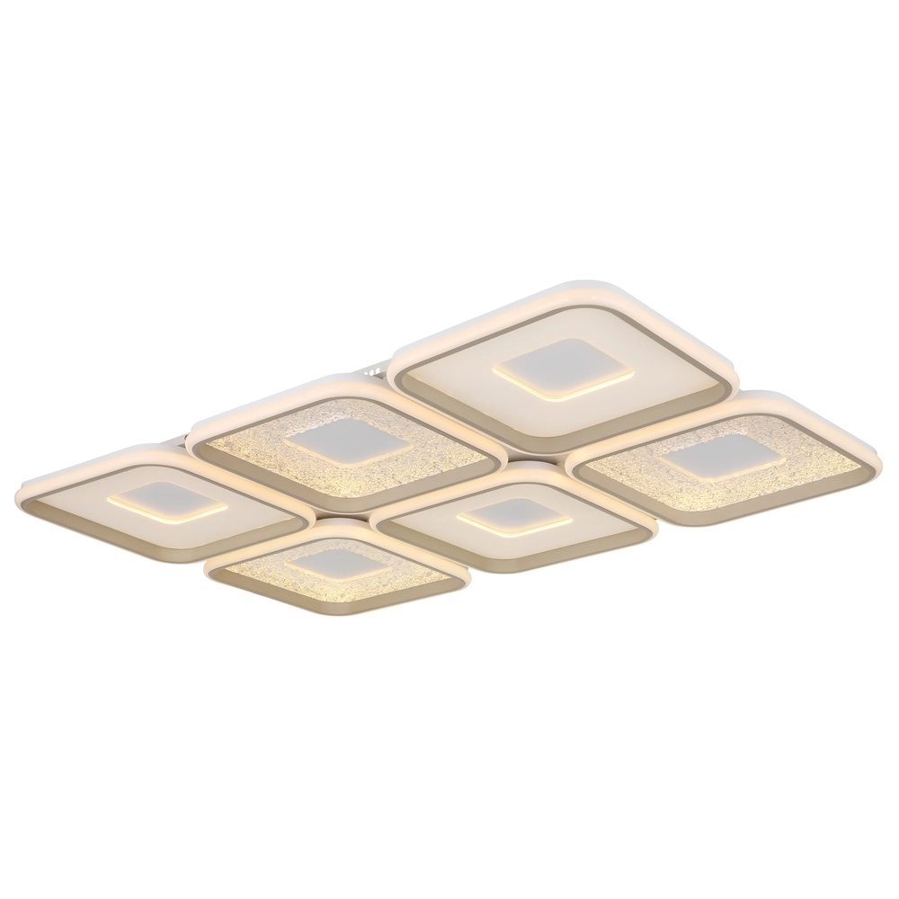 Modern ceiling lamp Mosaiko 100cm sand brown Globo 9007371578764