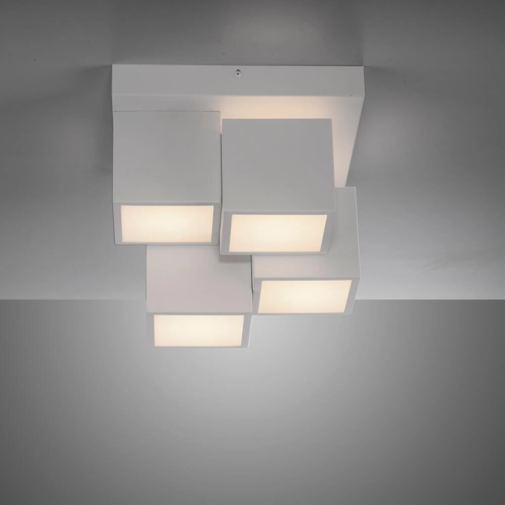 White ceiling lamp Tetris white Just Light 4043689004545
