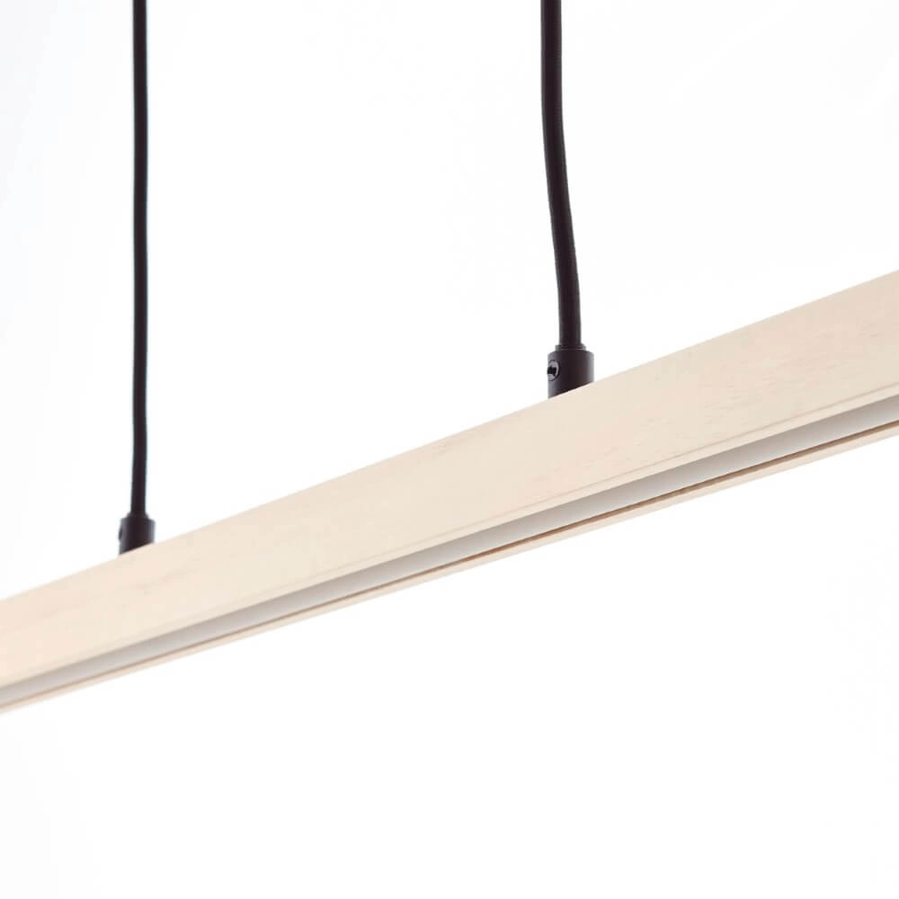 Wooden pendant lamp Arion 150cm Brilliant 4004353425806
