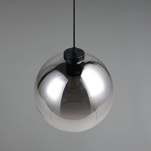 Pendant lamp Liora smoke glass Trio 4017807682366