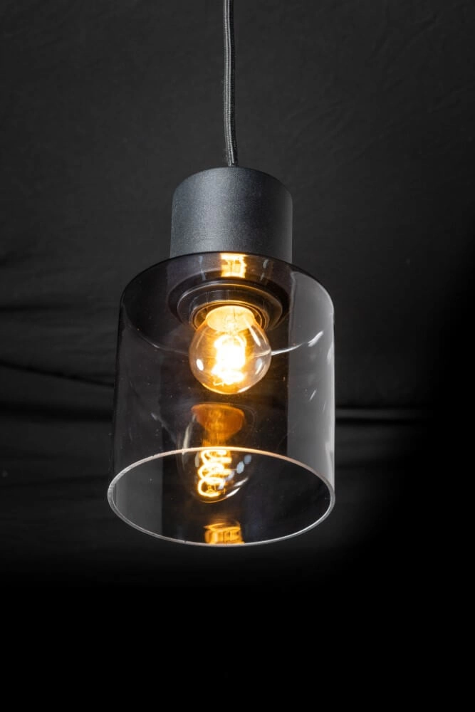 Glass pendant lamp Sledge Glass smoke glass ETH 8720195302926