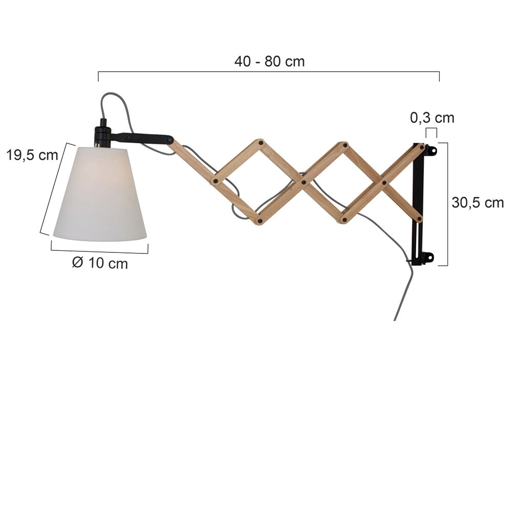 Wall lamp Liv Accordion Steinhauer 8712746101522