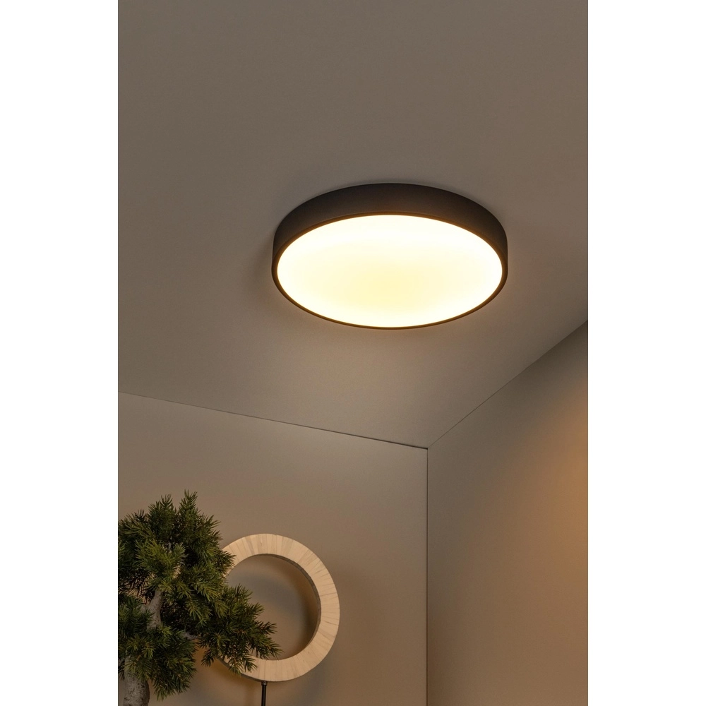 Ceiling light Unar Ø 39,5cm - 2700K - black Lucide 5411212791894