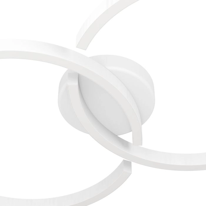 White LED ceiling light Amandolo 2-rings Eglo 9008606275069