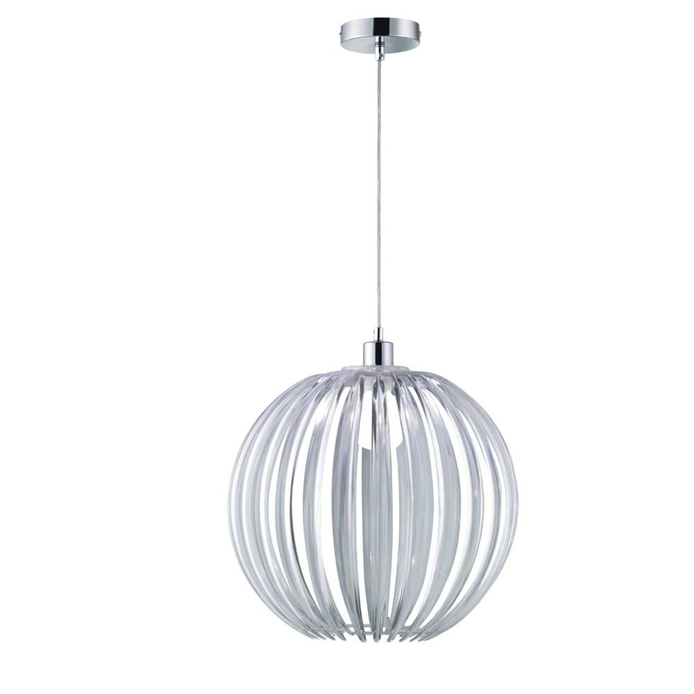 Pendant lamp Tressi 40cm transparent Trio 4017807247411