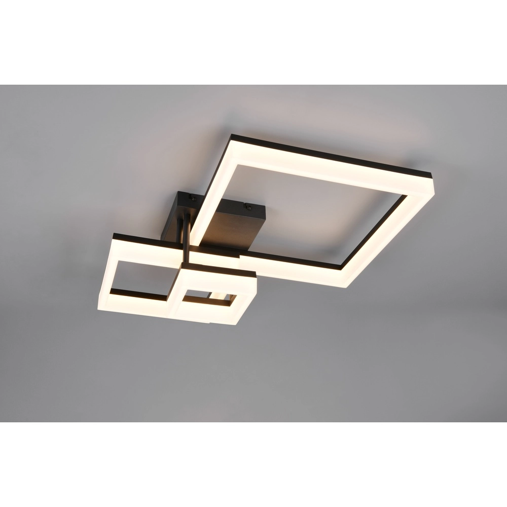 Black ceiling lamp Camino design Trio 4017807655834