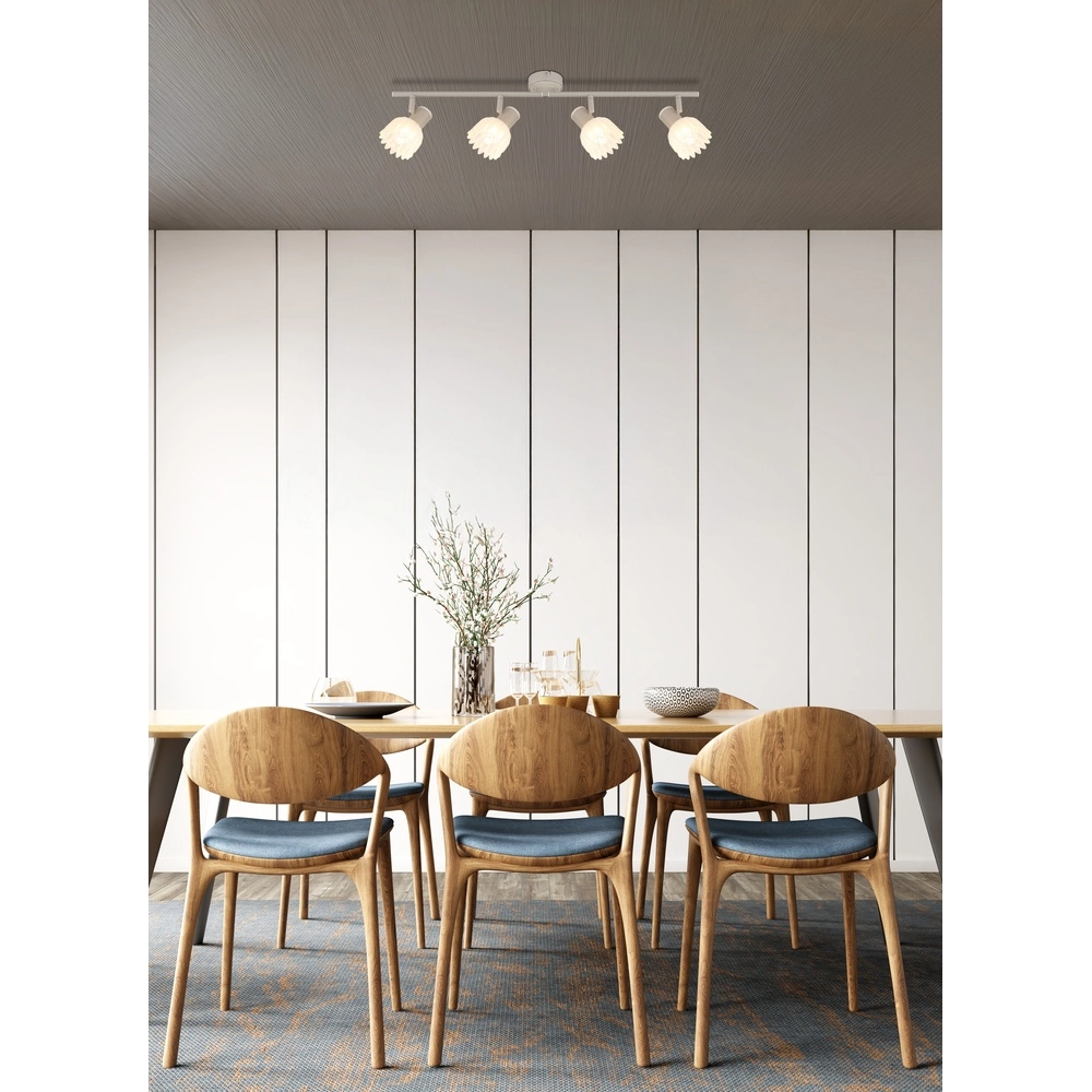 4-light ceiling spotlight Planta sand brown Globo 9007371575930