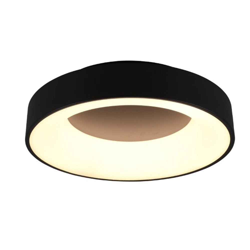 LED flush ceiling light Girona 27w - 3000K - 45cm black