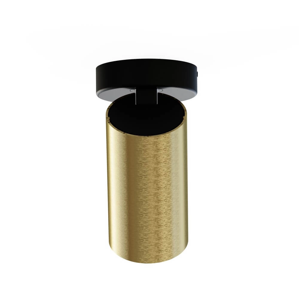 Surface-mounted spotlight Mono gold with black Lyora 5903139777896