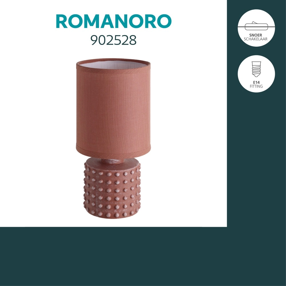 Table lamp Romanoro orange