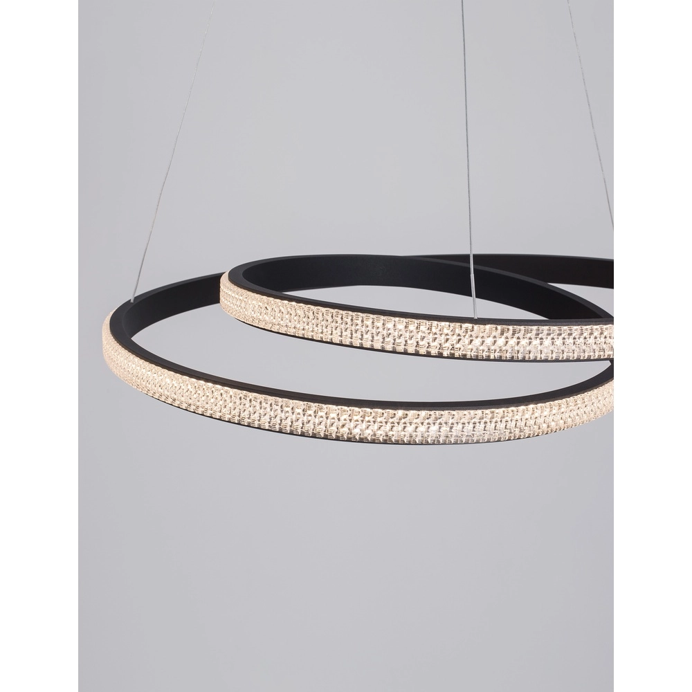 Design pendant lamp Grania black Ø 55cm Lyora 5212017429285