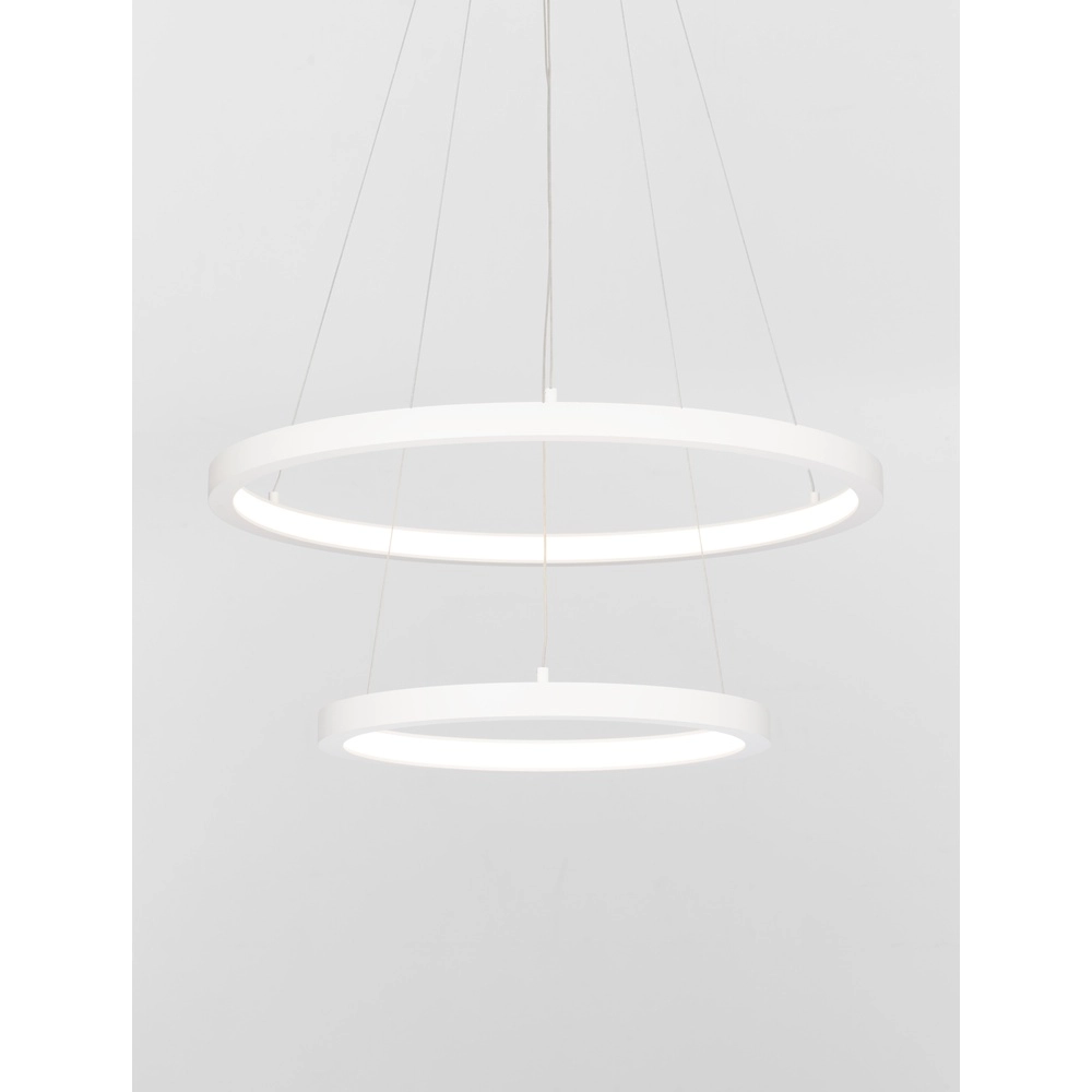 White pendant lamp Empatia Design double Lyora 5212017442697