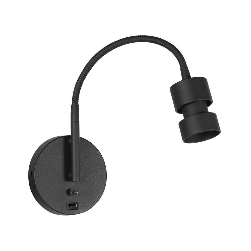 Wall light Upround with USB-A connection