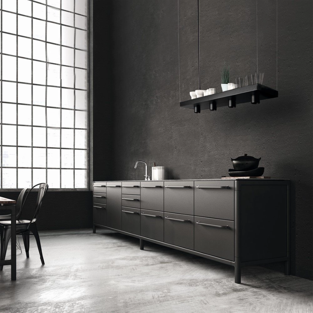 Black pendant lamp Plant Lyora 5903139938198