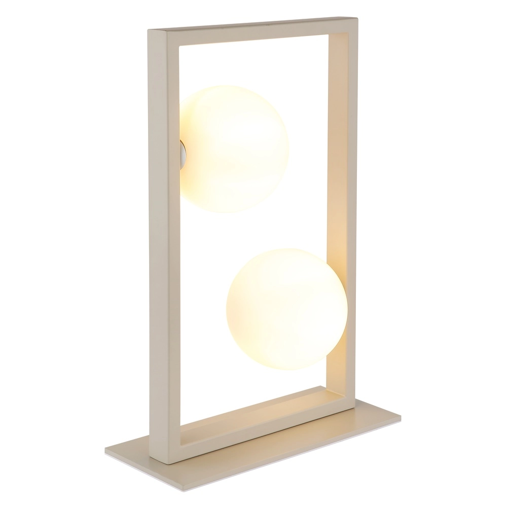 Modern table lamp Nanda sand brown