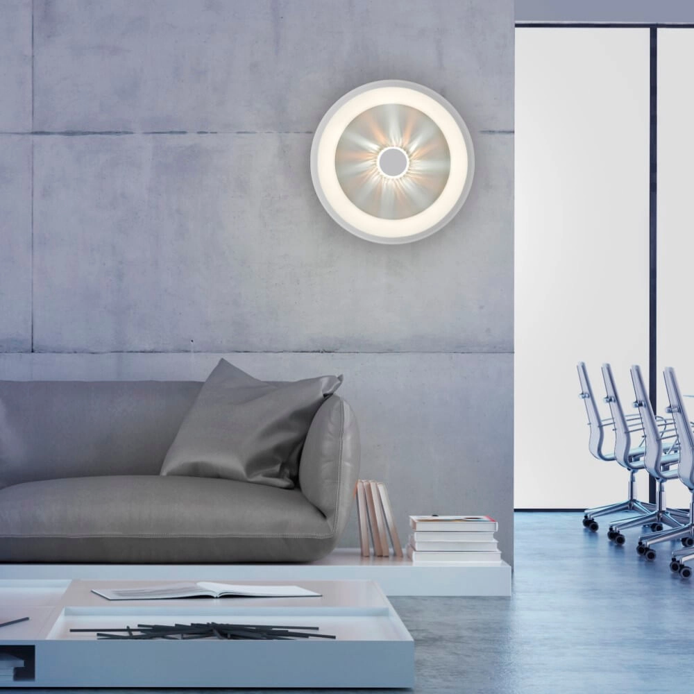 Round ceiling lamp Vertigo white Ø 46,5cm Just Light 4043689994709