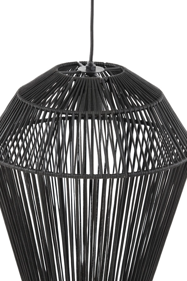 Bohemian pendant lamp Deya black Ø 38cm Light & Living 8717807681159