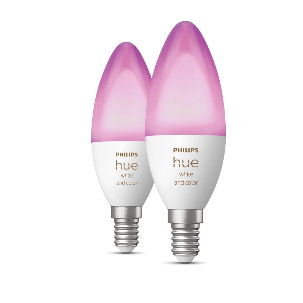 Hue - E14 - 5W - White and Color set of 2 Philips 8719514356719
