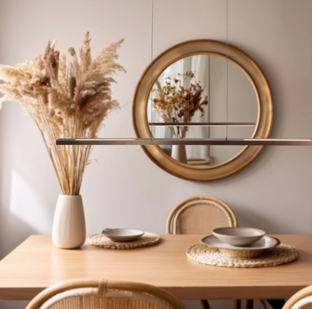 Bronze pendant lamp Bande 114cm design Steinhauer 8712746180947