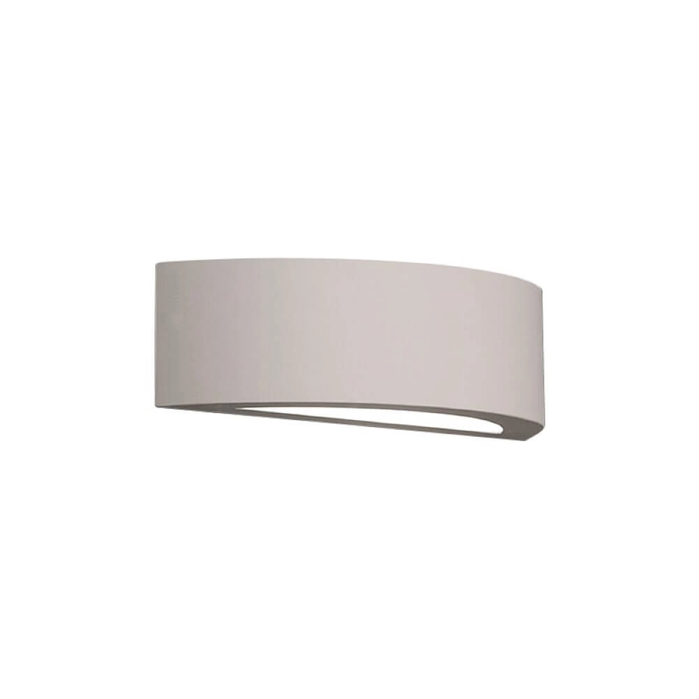 Round wall light Gipsy made of plaster