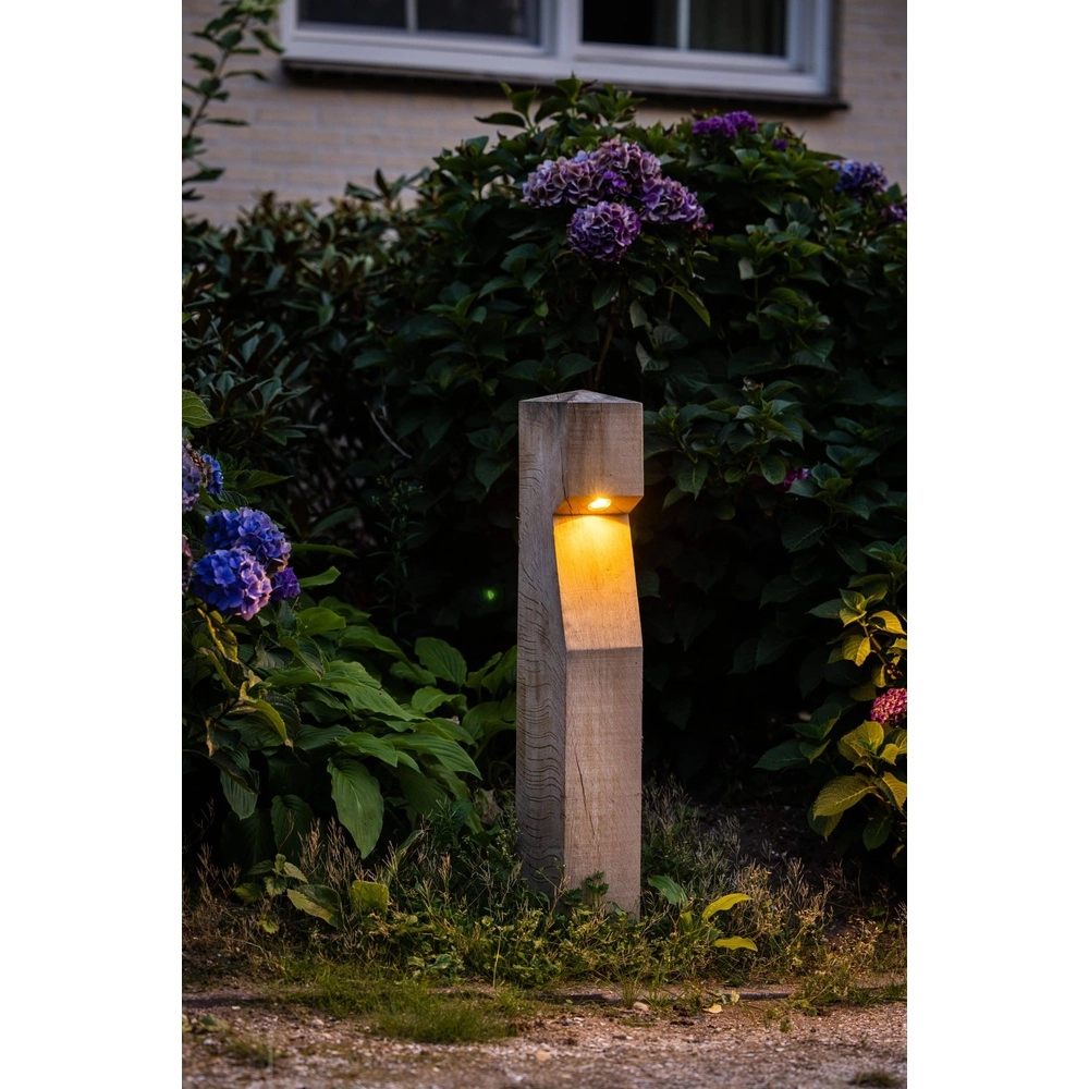 Wooden path lighting Eye 100 Accoya - 10x10x90cm - 2700K Timberlab 8716803513754