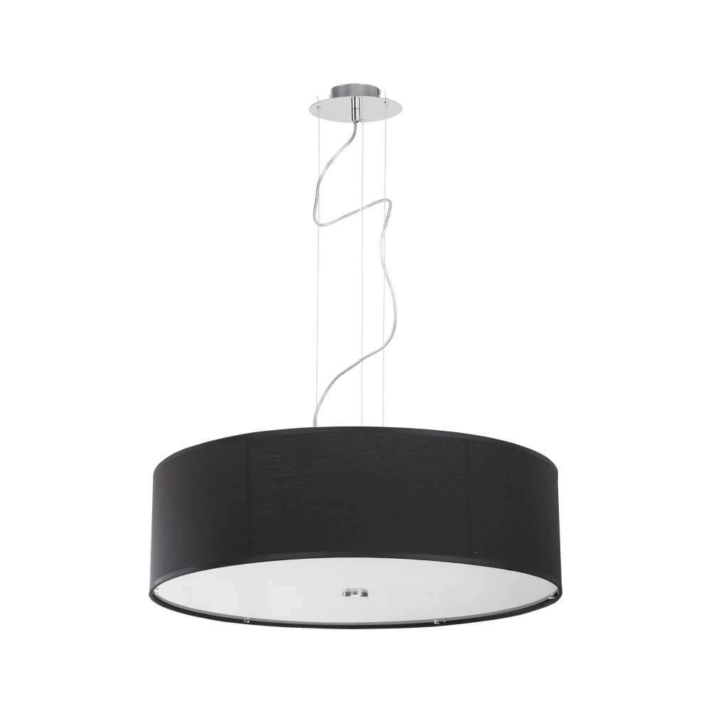 Black hanging lamp Viviane Ø 63cm