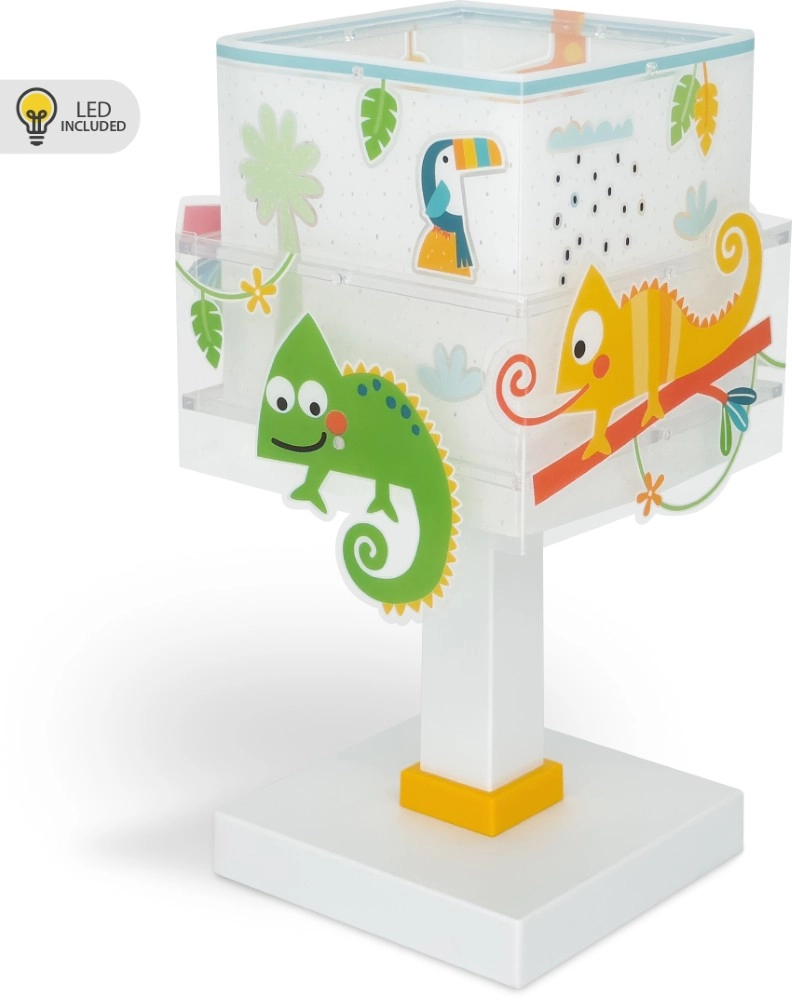 Table lamp Happy Jungle glow in the dark
