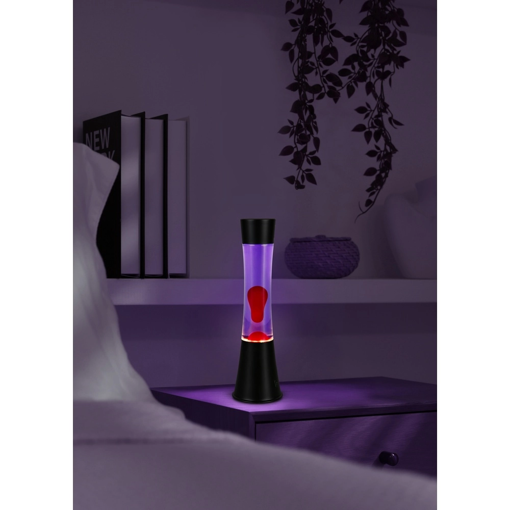 Lava lamp Etna black with red Trio 4017807668506