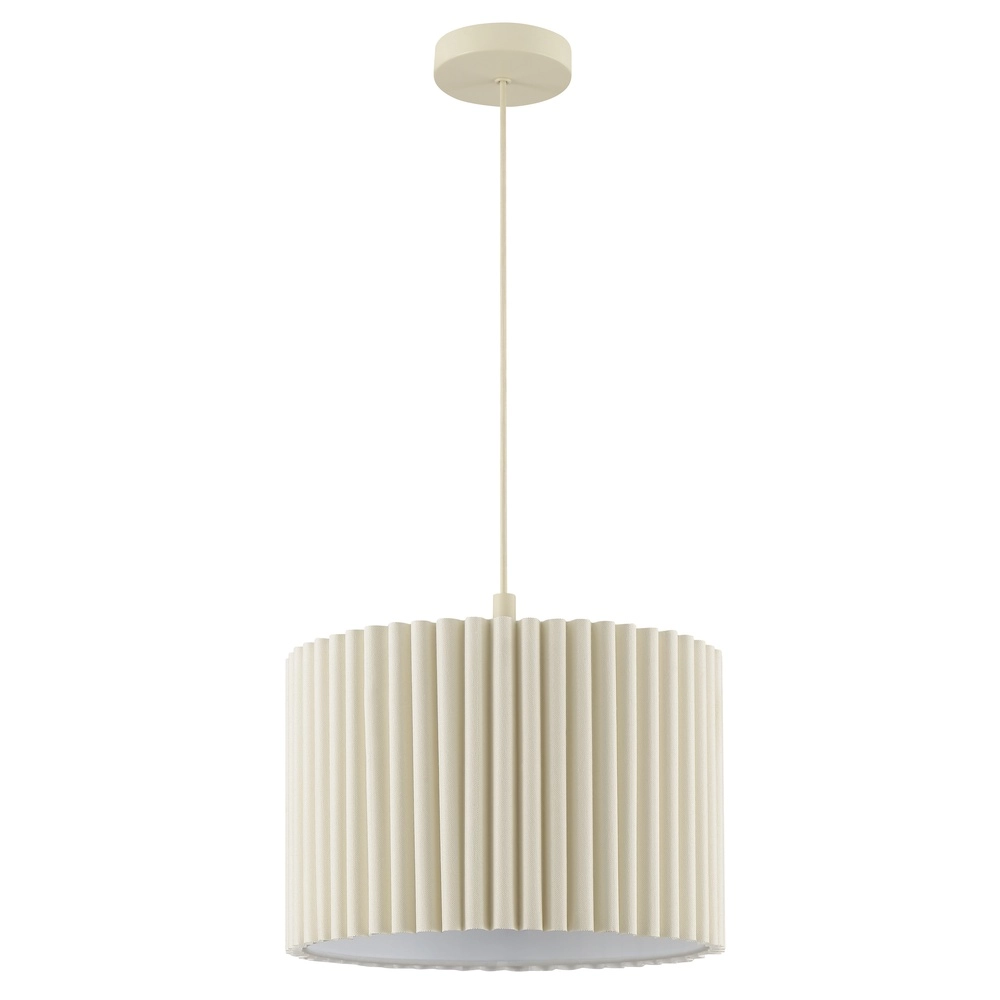 Japandi pendant lamp Velin Ø 35cm sand brown