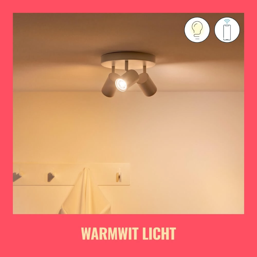 3-light surface-mounted spotlight Imageo smart - white WiZ 8719514554511