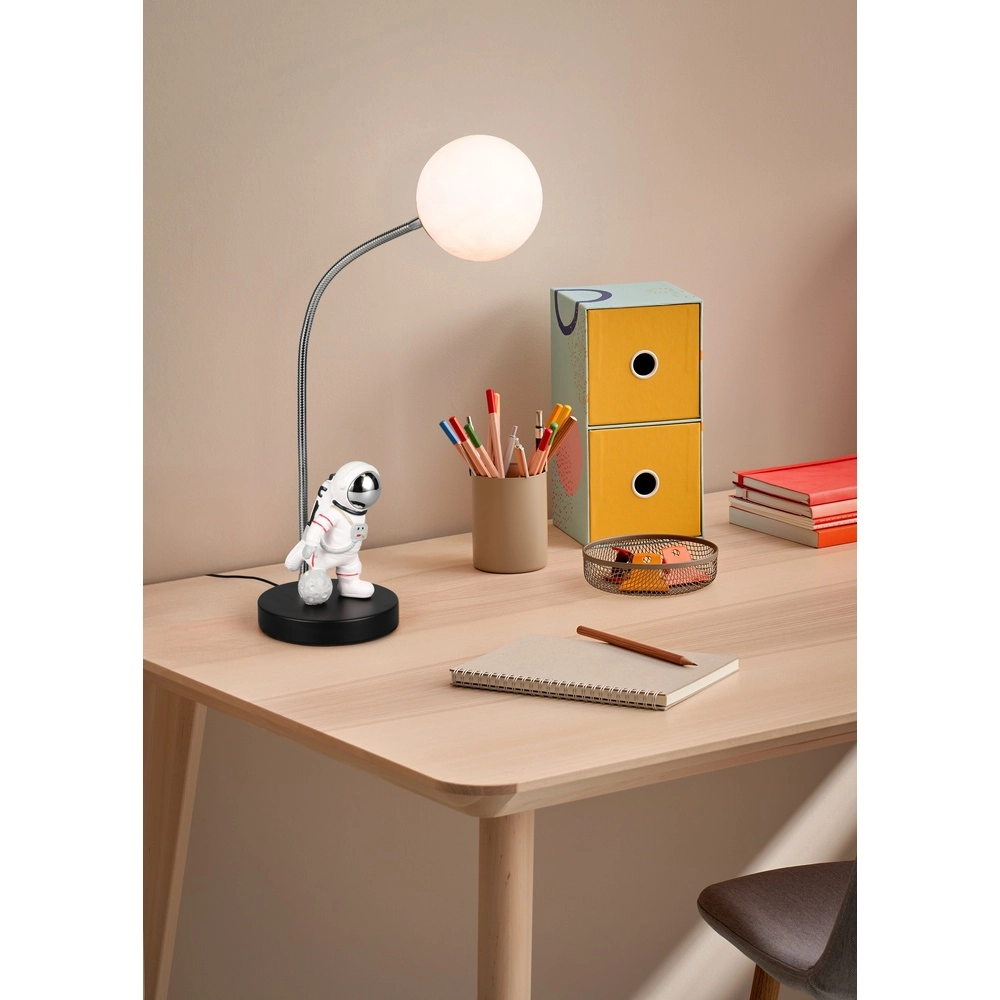 Table lamp Arm black and white Trio 4017807671520