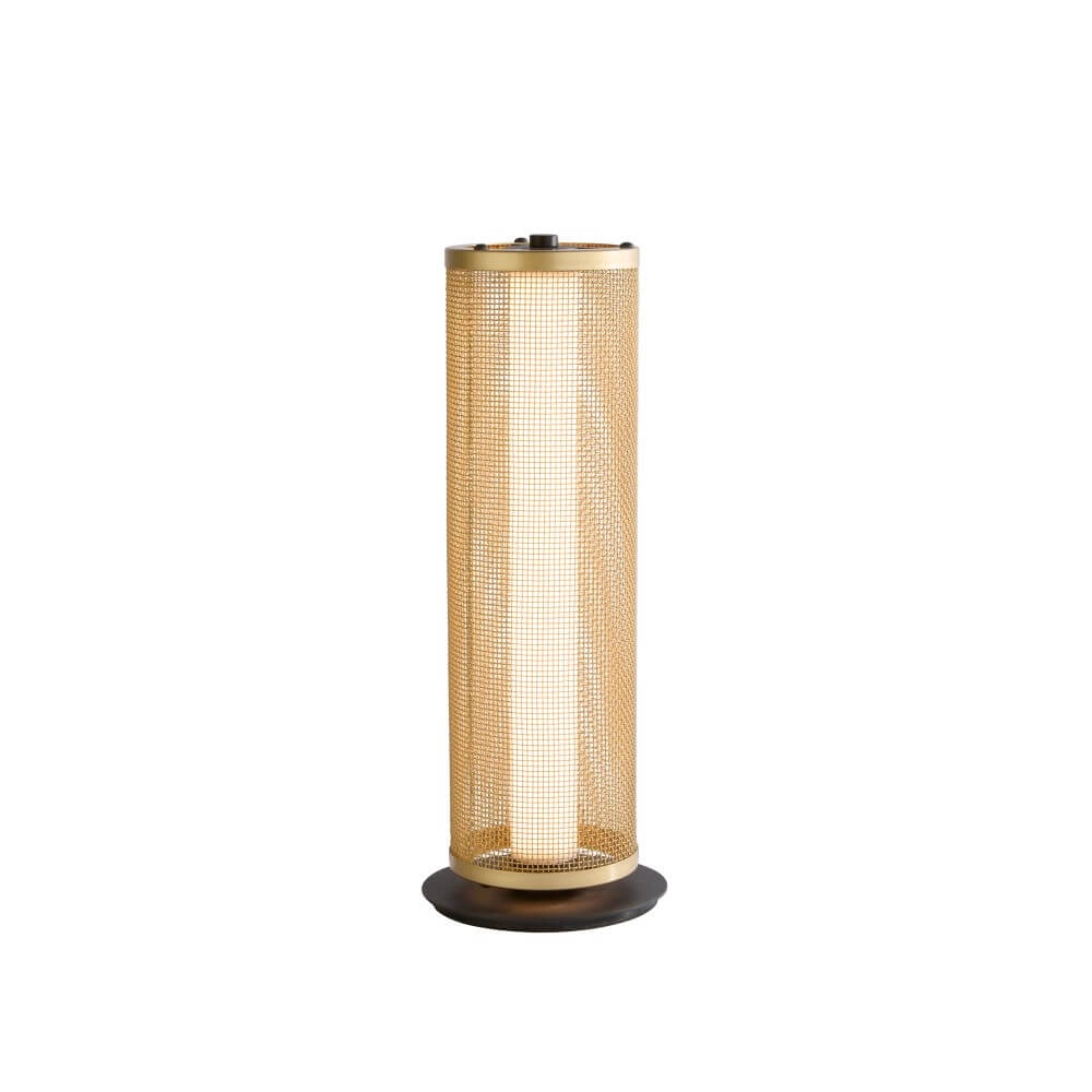 Table lamp Thread Black with Gold Mesh