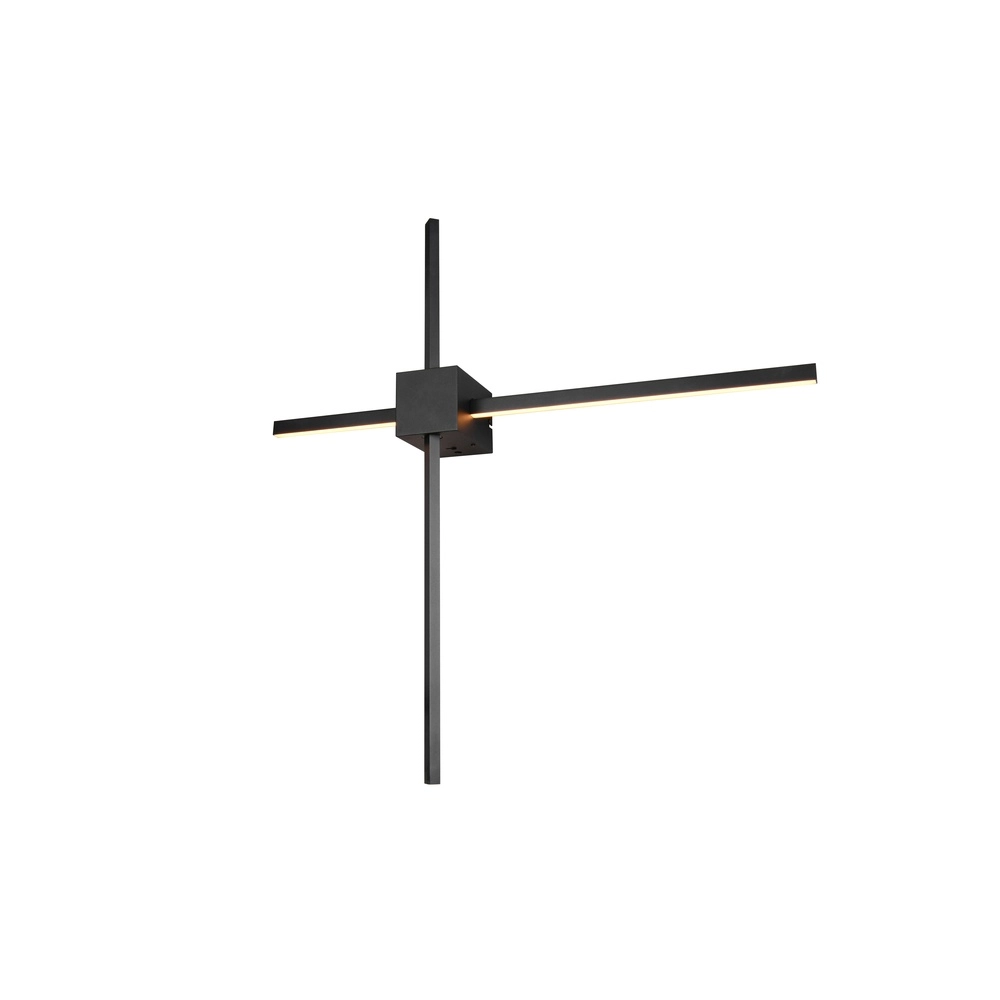 Modern wall lamp Cassino black 67.5cm Trio 4017807683202