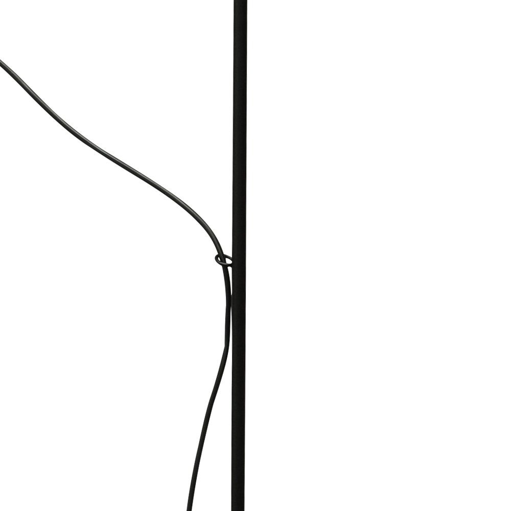 Adjustable floor lamp Quinto Smoke black with smoke cylinder glass Masterlight 8718121216478