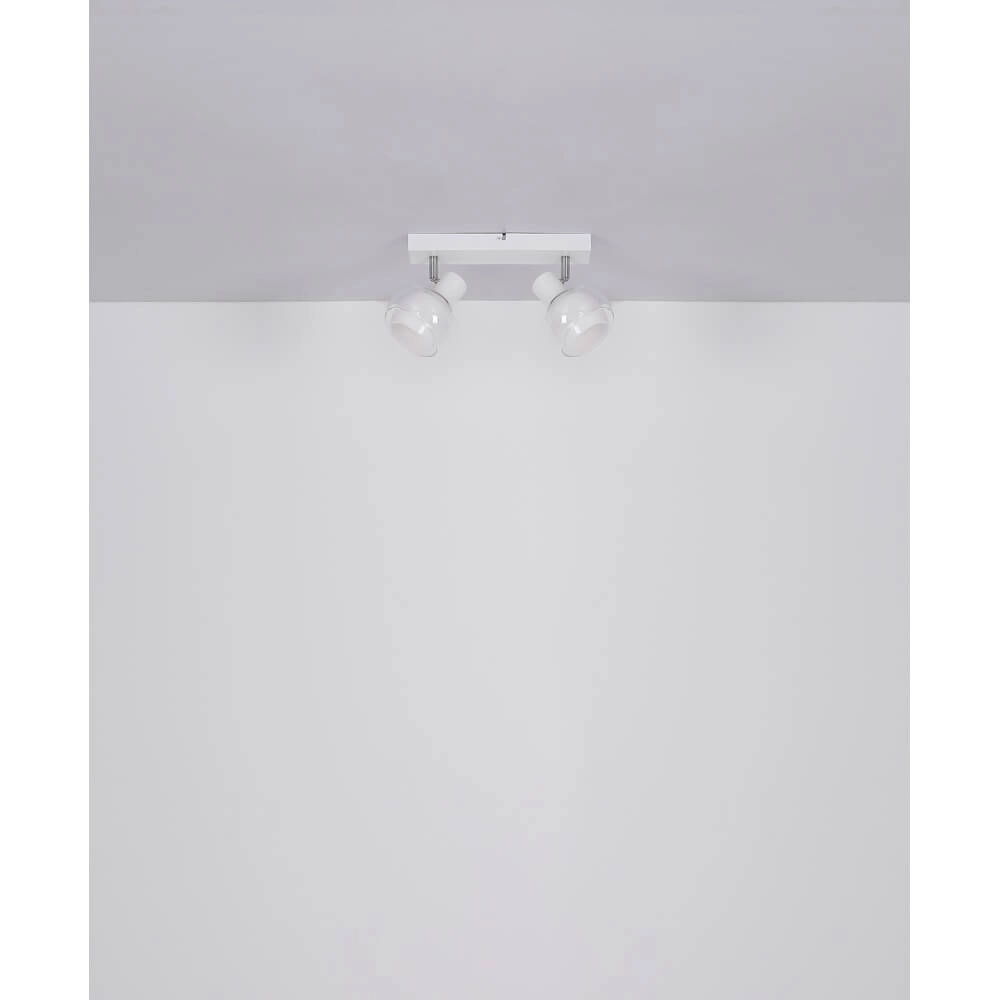White ceiling lamp Tokki 2-light Globo 9007371446049