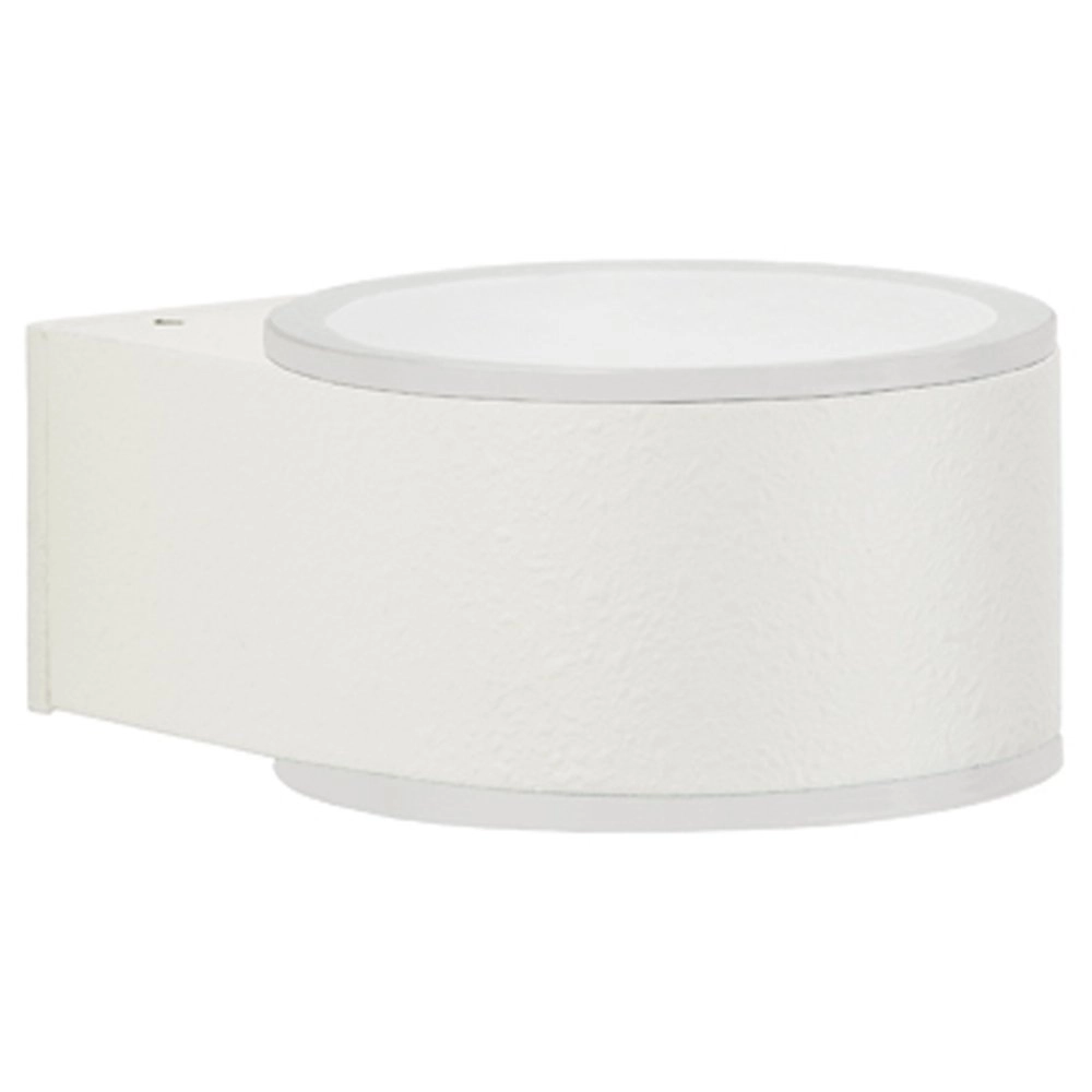 Outdoor lamp top and bottom Curl 10cm - white