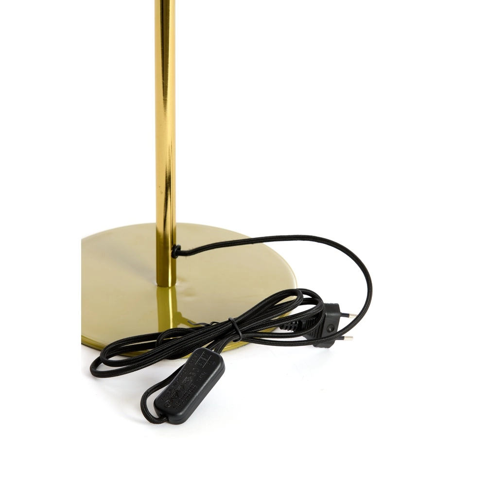 Table lamp Surin Ø 26cm - gloss olive green with gold Light & Living 8717807743499