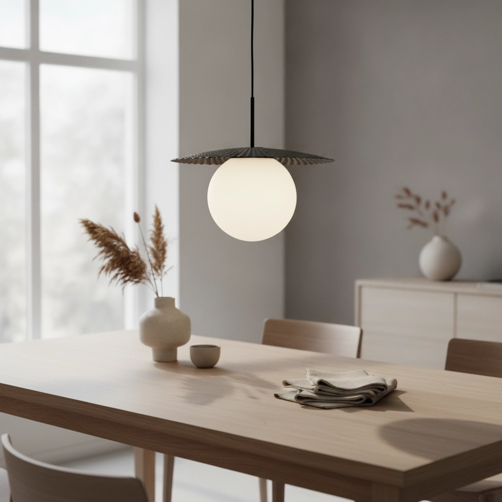 Pendant lamp Obbit black Ø 38cm