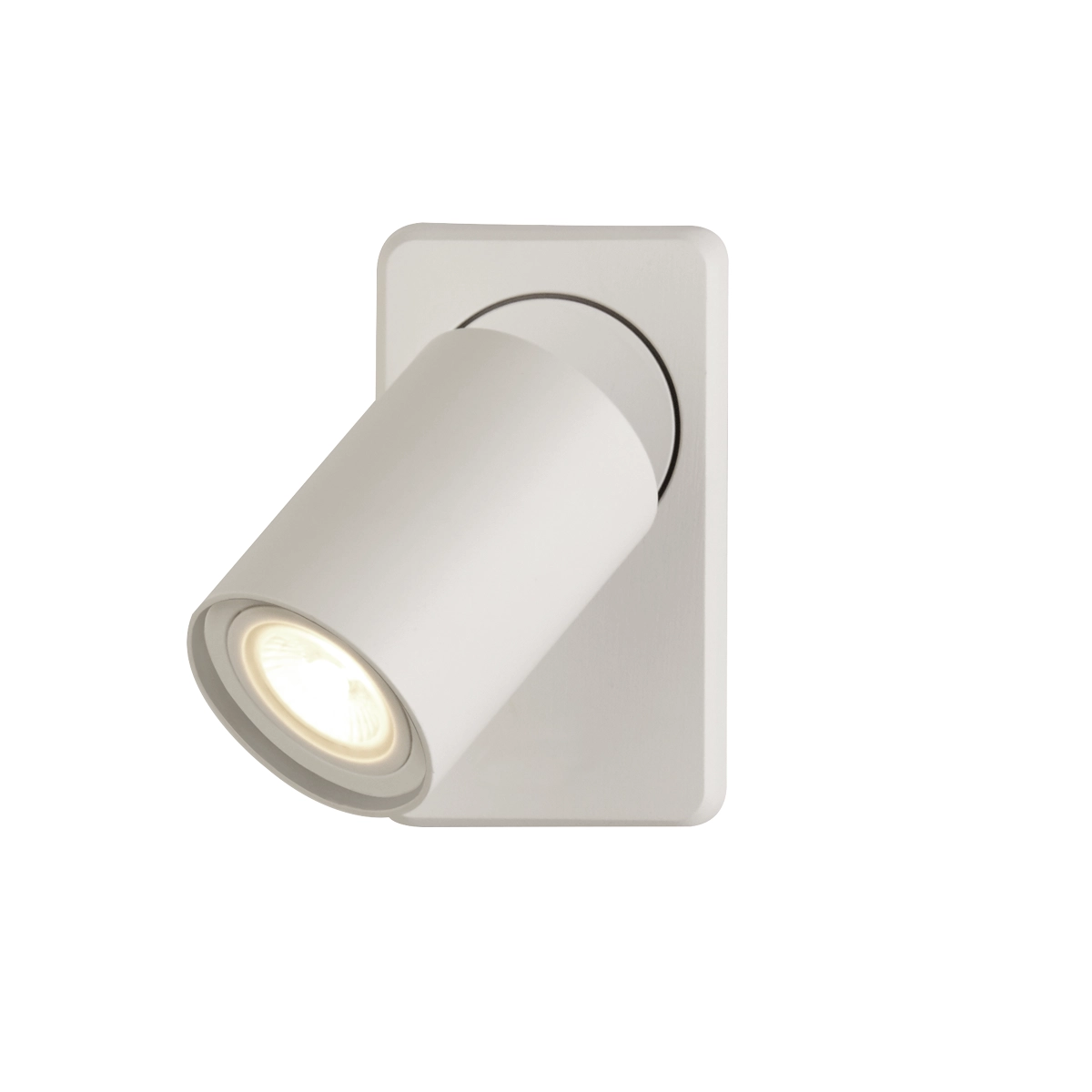 Ceiling lamp Moon 1 rectangular white