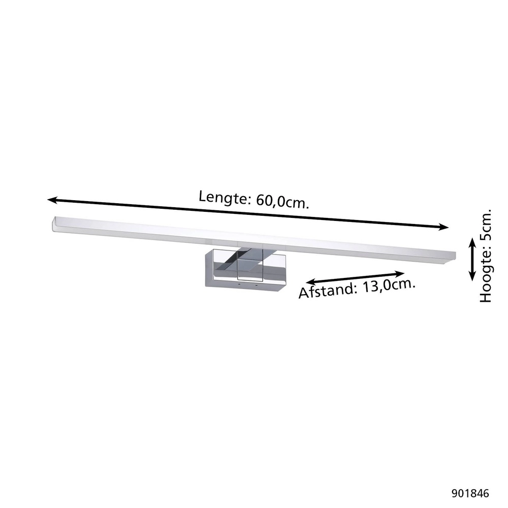 Mirror lamp Conettilla chrome 60cm Eglo 9008606356737