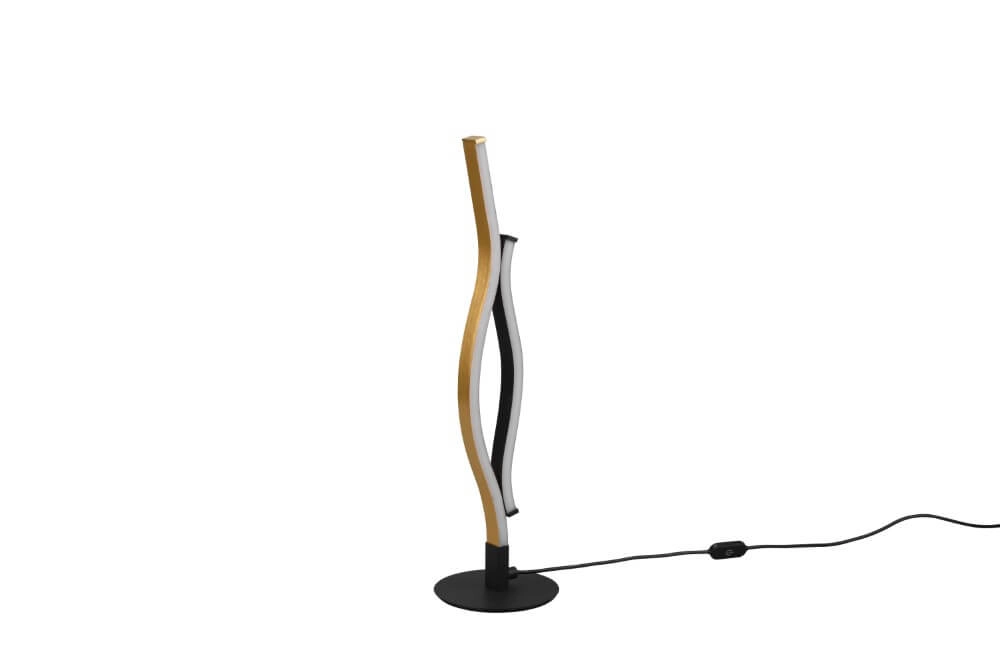 Table lamp Blaze black with gold Trio 4017807540253